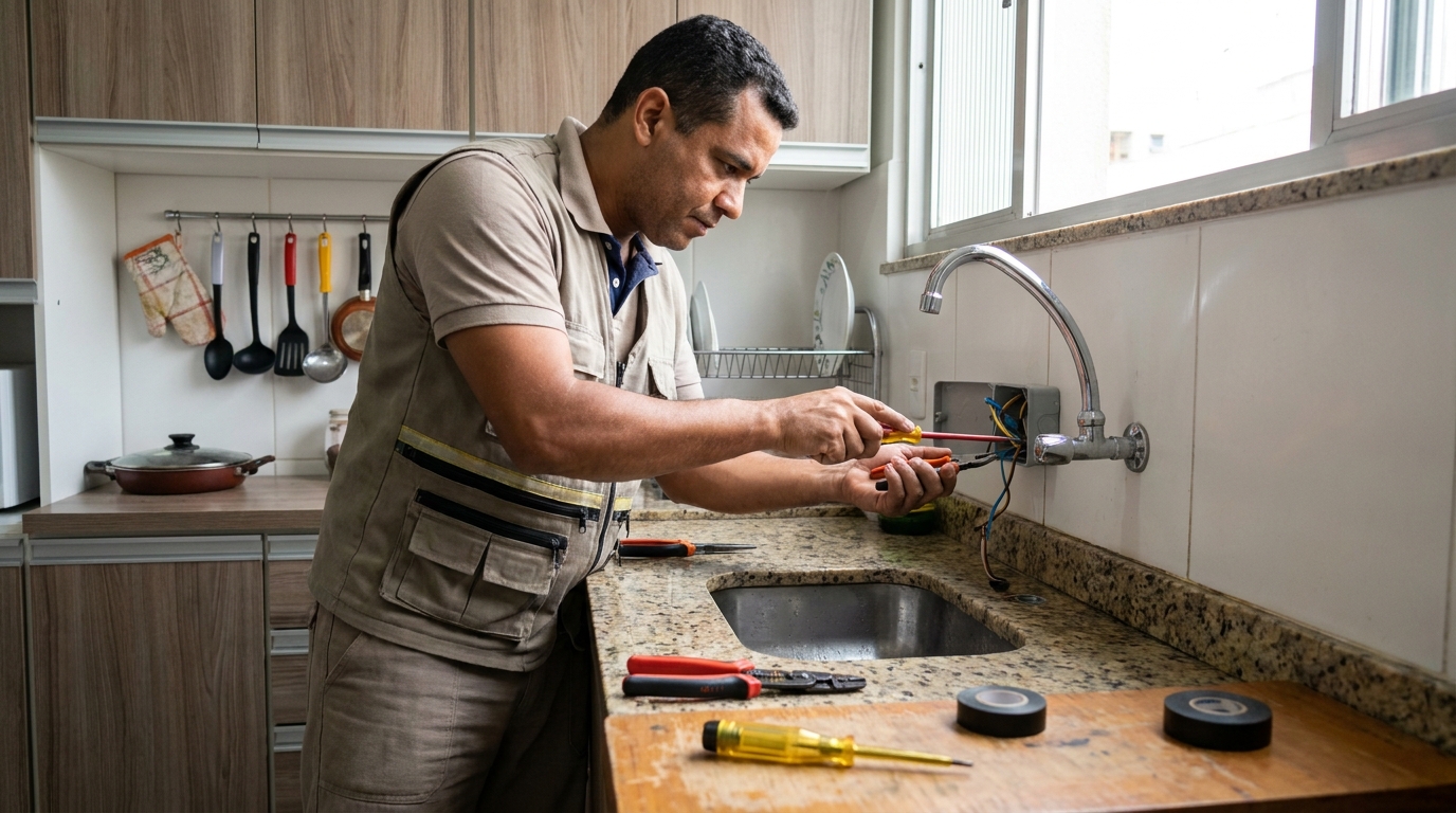 Instalação em Cozinha ou Área Gourmet em Osasco‑SP